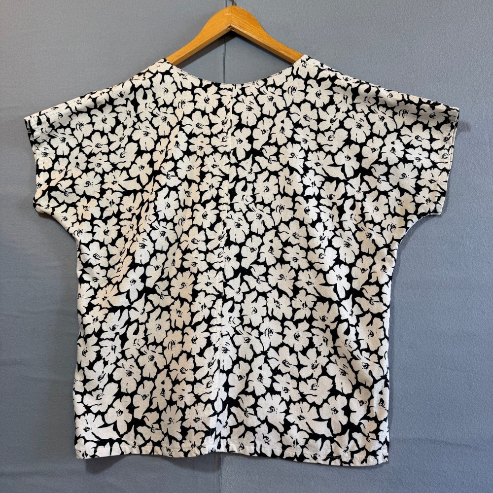 Vintage Go Silk Signature Silk Blouse 1980's Hong Kong M Heavy Washable Silk - Picture 2 of 7